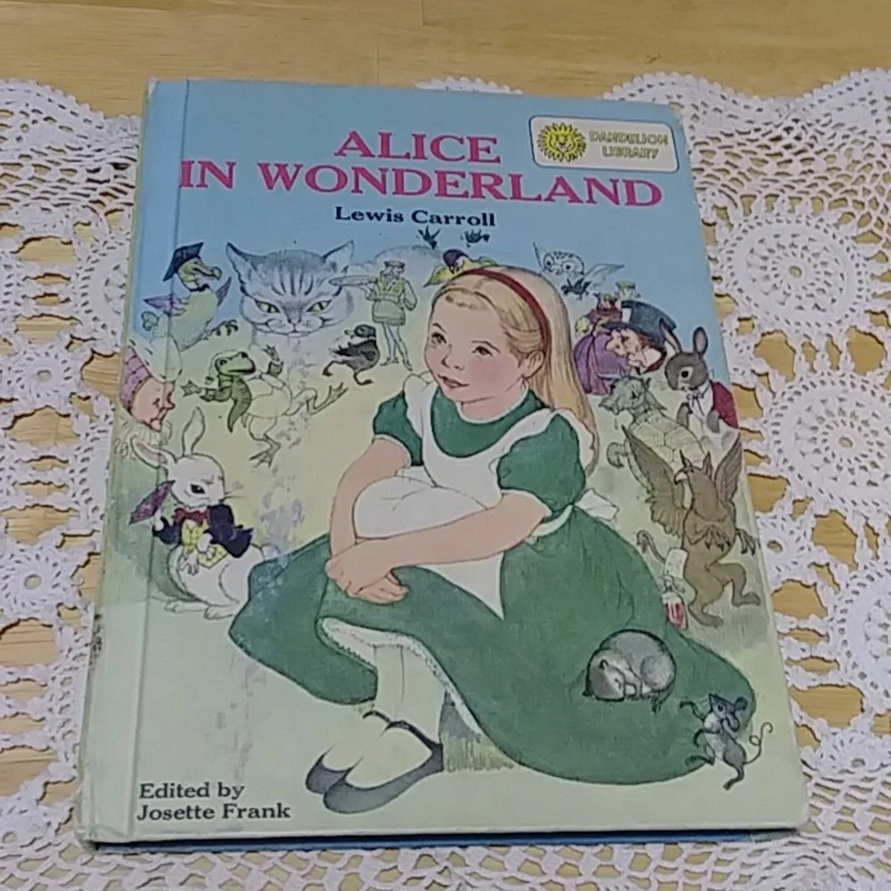 Vintage Peter Pan and Alice in Wonderland book